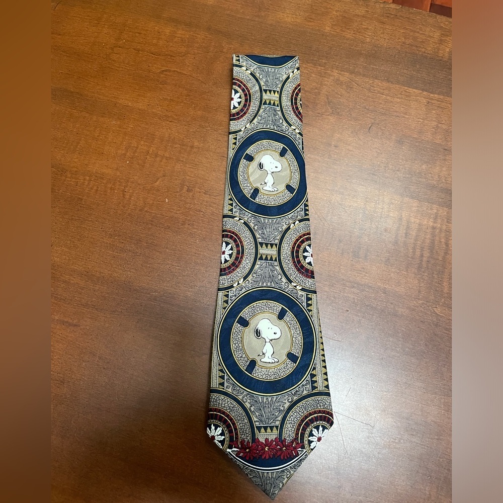 Vintage Snoopy Mens Tie